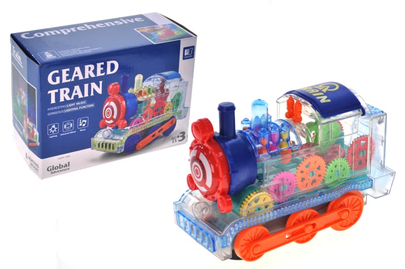 Потяг музичний 388-5 на батарейках, в коробці YG Toys