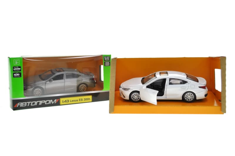 Машина металева "Автопром" 4376, 1:43 Lexus ES300h, 3 кольори, відкриваються двері, в коробці р. 14,5*6,5*7см