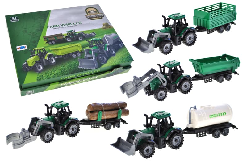 Трактор з причіпом 5279-113 в дисплеї 6шт р.35,5x27,8x6см YG Toys