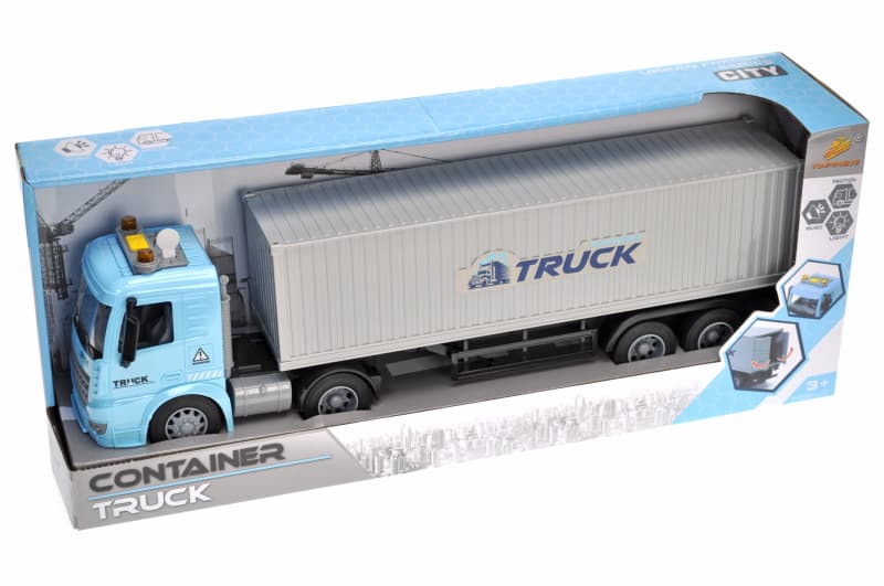Вантажівка інерційна, озвучена, зі світлом, в коробці PY8820B р.48*12*19см