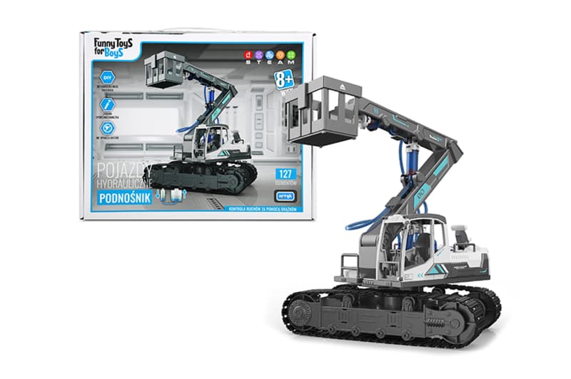 Конструктор "STEM" на гідравліці в коробці GC0105 р.31*10,5*24см