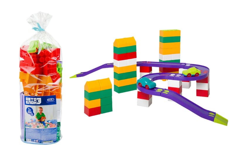 Конструктор "Авто-Блок" №3 72 деталі 1791 Colorplast