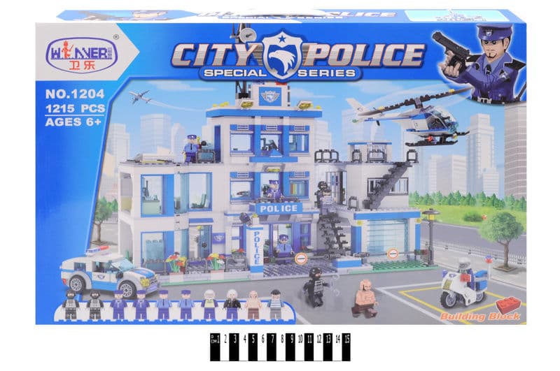 Конструктор "СITY" Поліцейська дільниця 1204