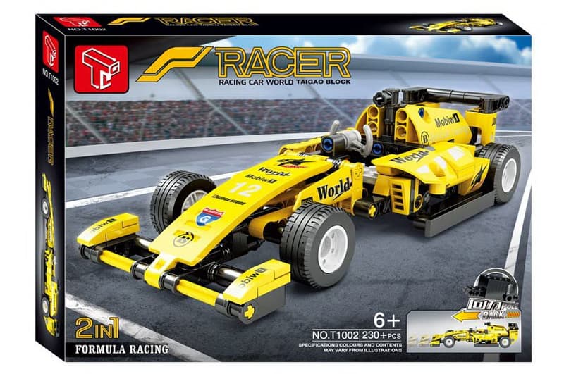 Конструктор T1002 Formula 230 деталей, в коробці 38,5x27x5 см