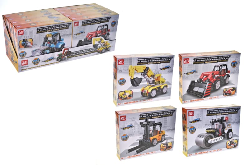 Конструктор 88086A "Будівельна техніка" в дисплеї 8 шт. YG Toys
