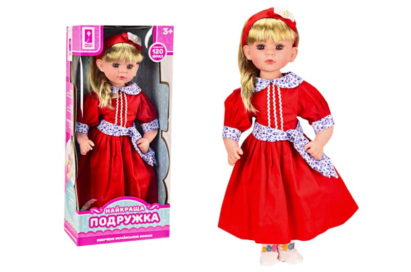 Лялька "Найкраща подружка" PL519-2001N-B мягконабивная, 50 см, говорить 120 фраз, в розібраної коро