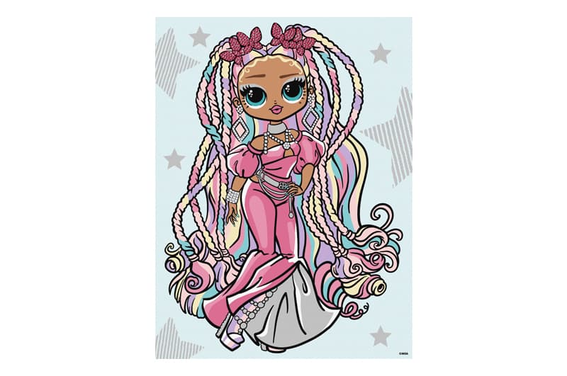 Набір для розпису по номерах 30x40 см KHO6274 "L.O.L. Fashion show Twist Queen" зі стразами Ideyka