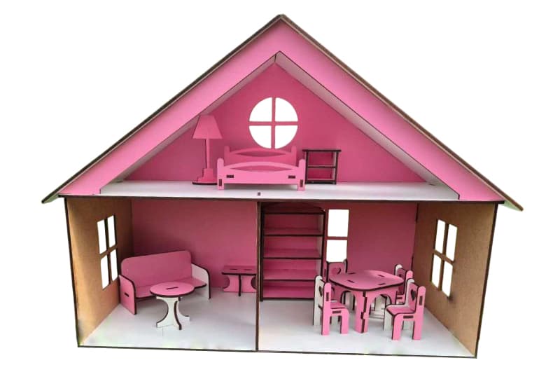 Ляльковий будиночок «LOL HOUSE» Рожевий 31*22*44 см