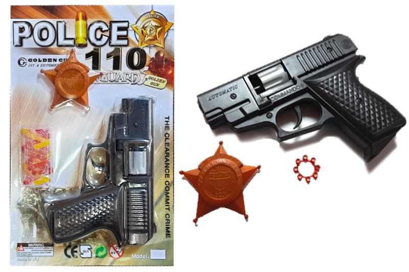 Пістолет на пістонах "Командо" з набором на блістері 283 GoldenGun