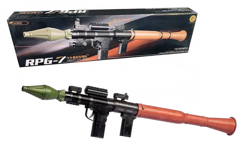 Гранатомет 16385A "RPG-7" на батар., лазер, кульки, в коробці 78 см