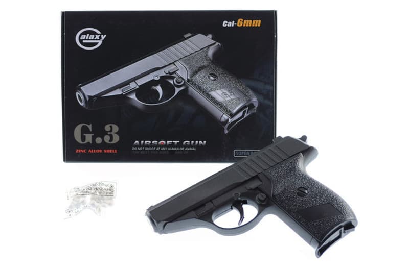 Пістолет металевий на кульках Walther PPS G.3 в коробці