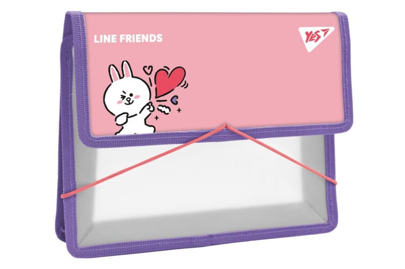 Папка для зошитів Yes пласт. на резинці В5 "Line Friends. Cony" 492210