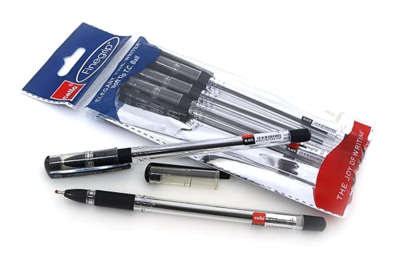 Ручка кулькова чорна."CL" FINEGRIP, 388_BK