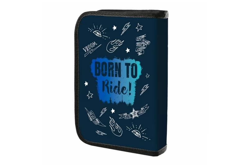 Пенал твердий, HP-03 Born to Ride, з клапаном, YES