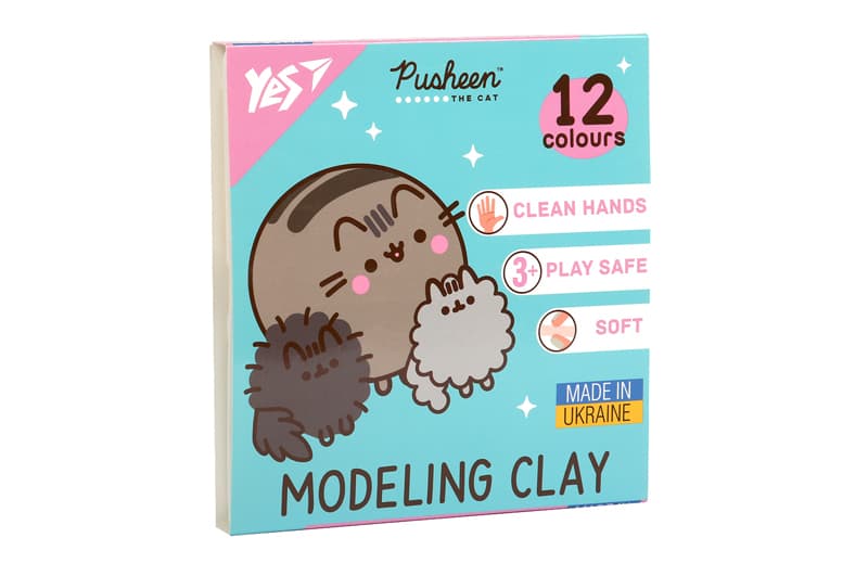 Пластилін 540669 "Pusheen" 12 кольорів Yes