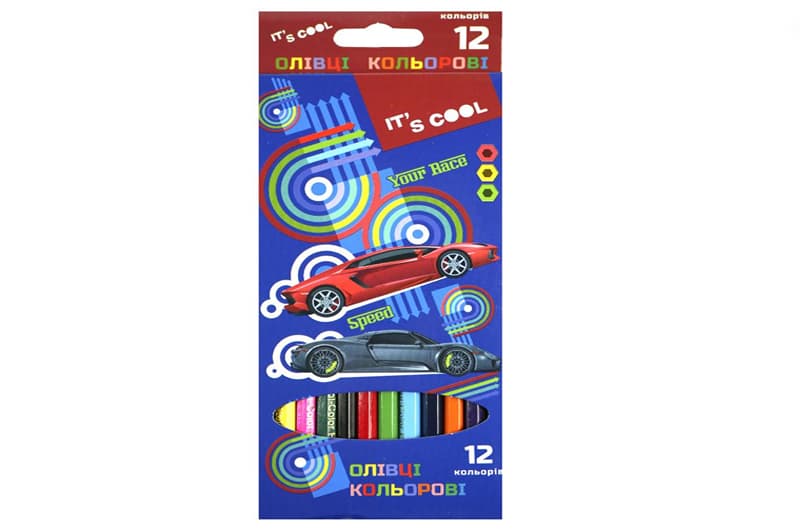 ОЛІВЦІ It`s cool 12кол.