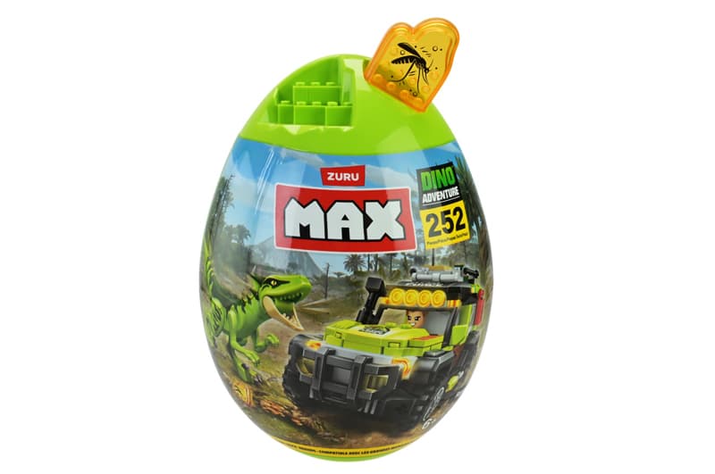 Конструктор Zuru MAX Dino Adventure, 831154 255 дет., у капсулі