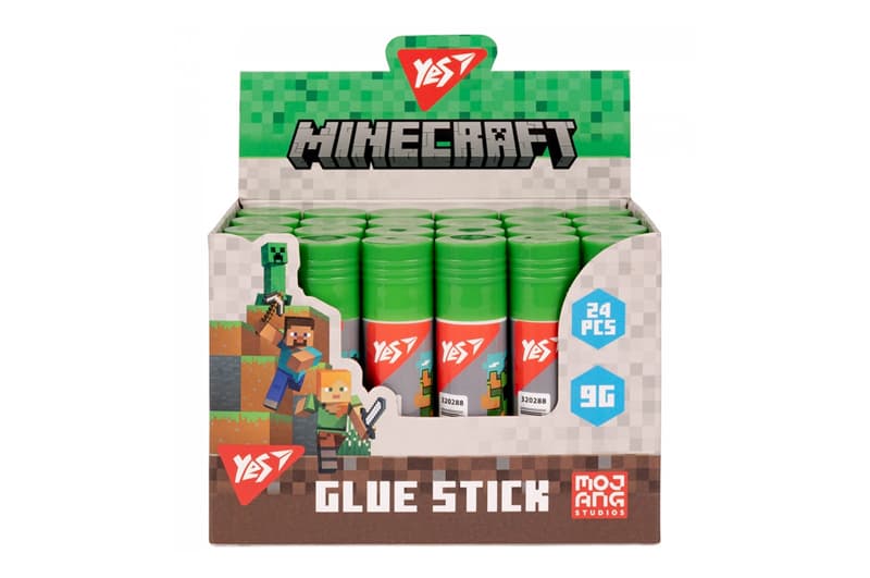 Клей-олівець Yes 9г PVA "Minecraft"