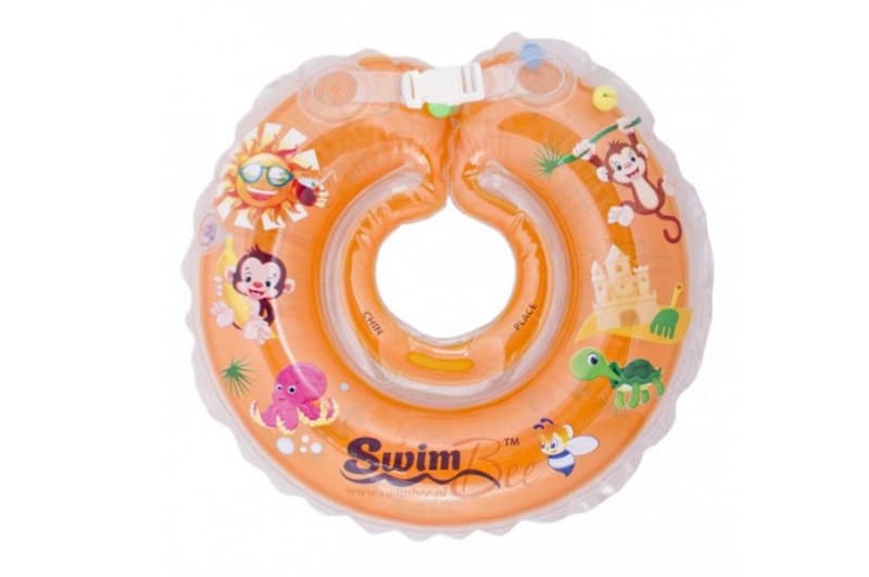 Круг для купання SwimBee помаранчевий 300012