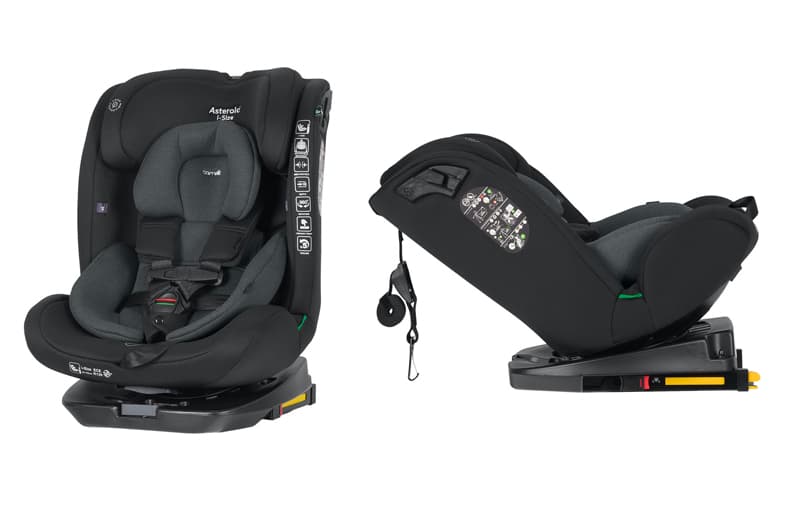 Автокрісло CARRELLO Asteroid i-Size CRL-17001 Space Black 40-150см ISOFIX, поворот