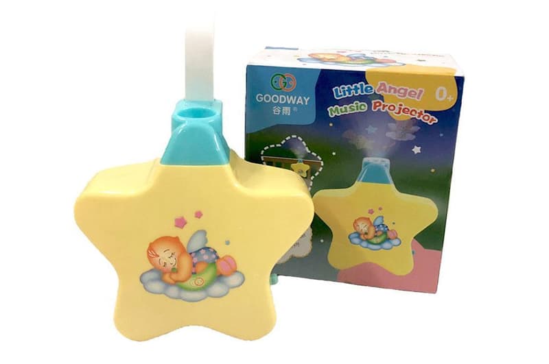 Нічник-проектор музичний, на батарейках, світло, 8661, короб. 16*14*9см
