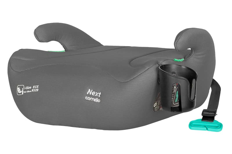 Автокрісло-бустер CARRELLO Next CRL-15811 Seashell Grey i-Size ISOFIX 125-150см+напр.рем, підскл
