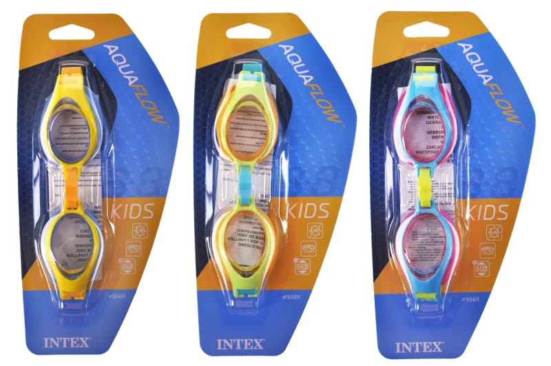 Окуляри для плавання 55611 (3-8 р) 3 кольори INTEX