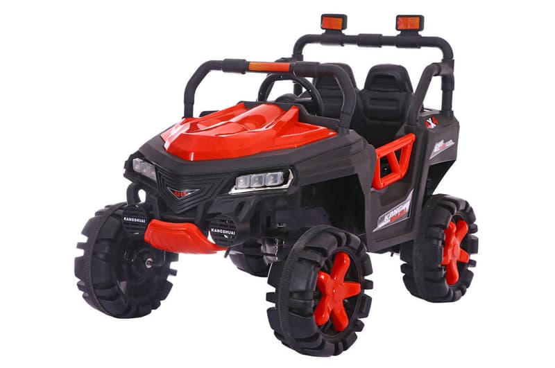 Електромобіль T-7844 EVA RED джип на Bluetooth 2.4G Р/У 2*6V4AH мотор 4*15W з MP3 115*68*77