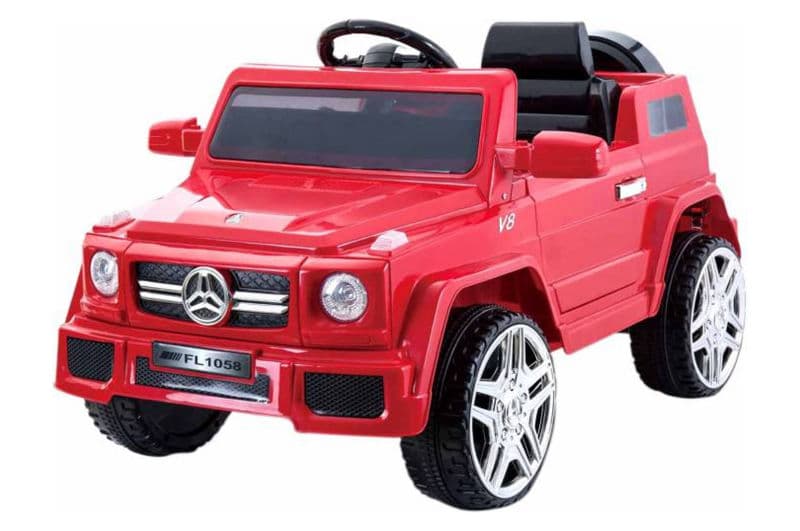 Електромобіль джип FL1058 RED на Bluetooth 2.4G Р/У 2*6V4.5AH мотор 2*25W с MP3 117*69*53
