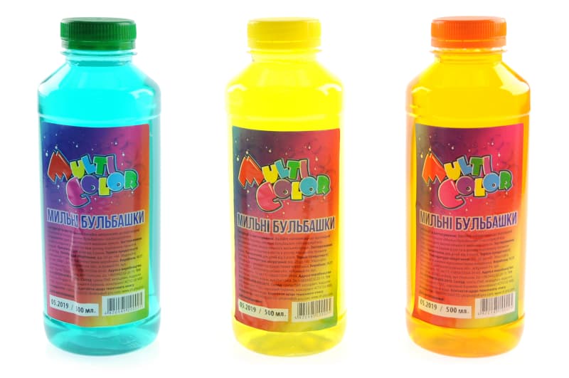 Мильні бульбашки 0,5л MultiColor