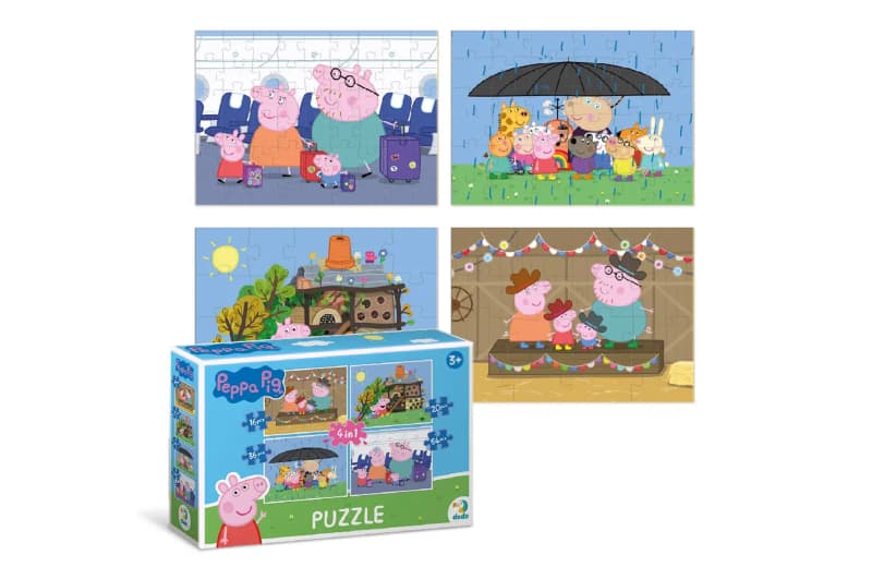 Пазл "Peppa Pig" 4в1 "Пошуки пригод" 200342 DoDo