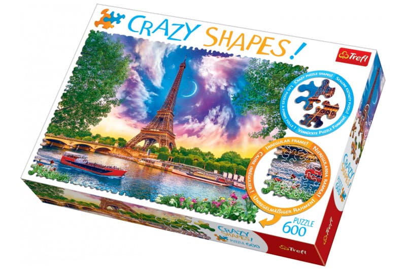Пазли - 600 елм. - 11115 "Crazy Shapes. Небо над Парижем" Trefl