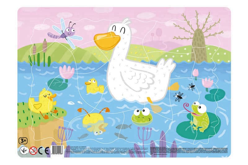 Пазл з рамкою "Каченята" (21 елемент) R300183 DoDo