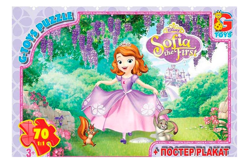Пазли 70 ел. ТМ "G-Toys" із серії "Софія прекрасна" SF012