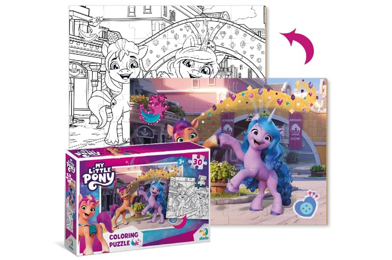 Пазл "My Little Pony" 30ел. 2в1 "Подружки та веселка" 200134 DoDo