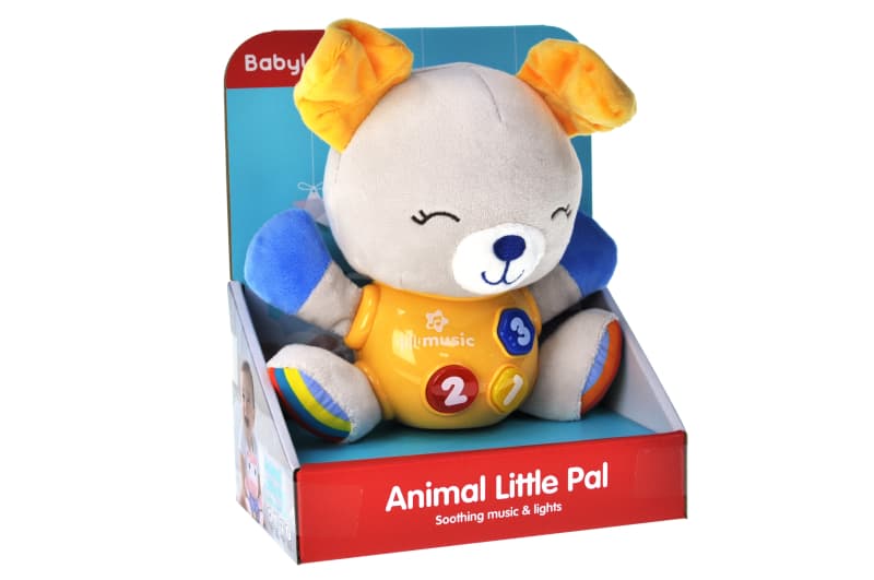 М'яка іграшка BL8009D-2 "Ведмедик" на батарейках р.22x18,5x11,4 см YG Toys