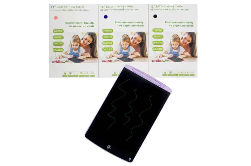 Планшет для малювання HS-2099-5 LCD Writing Tablet 12'' 4 кольори, коробка 29,5*0,6*19 см