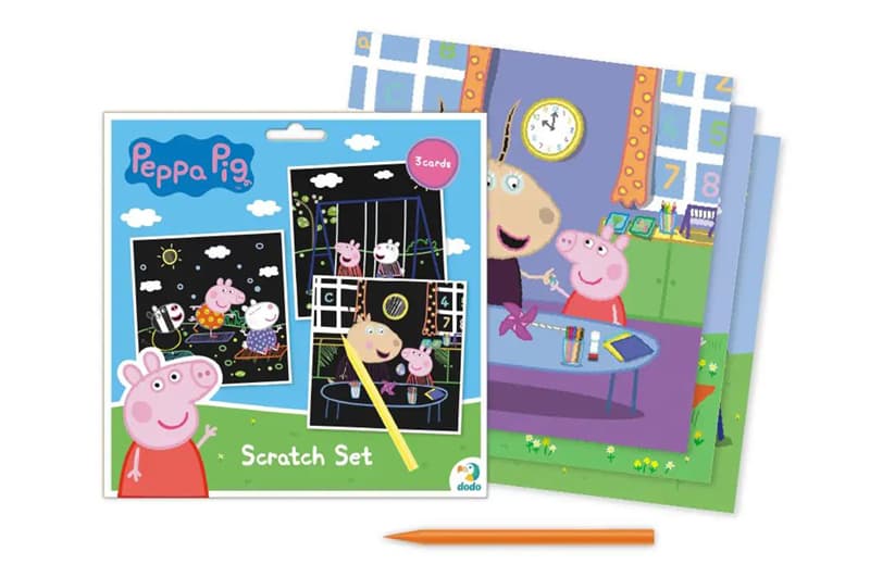 Набір гравюр "Peppa Pig" 3в1 200186 DoDo