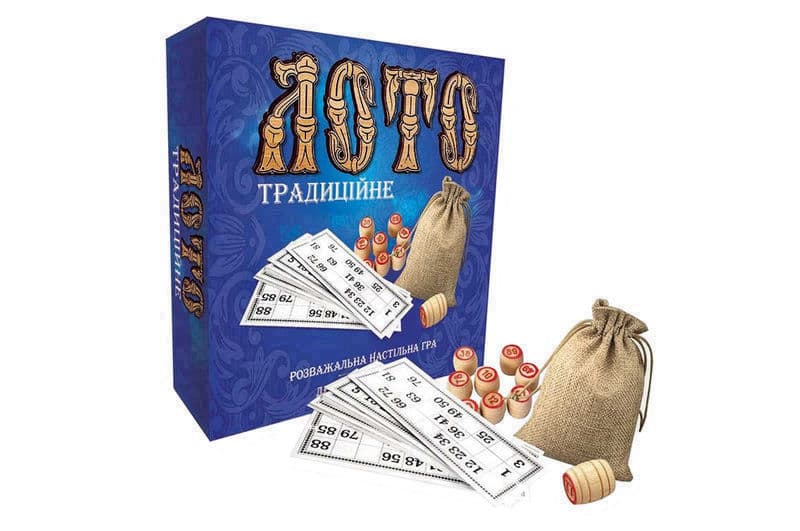 Лото з дерев'яними бочечками "Традиційне" 30315 STRATEG