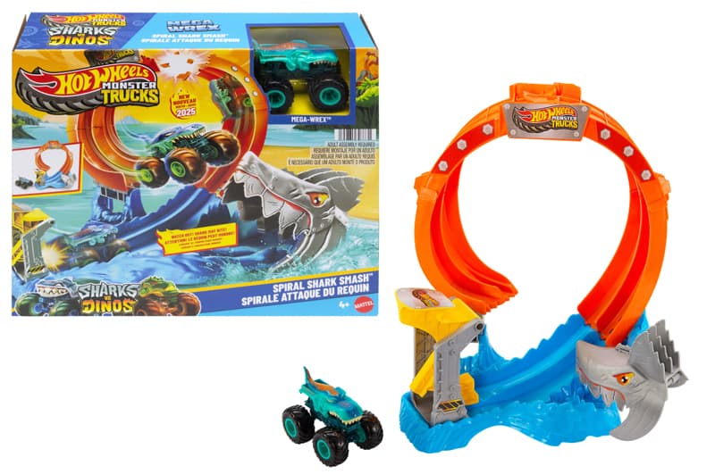 Ігровий набір JFR08 "Монстро-атака акули" Hot Wheels