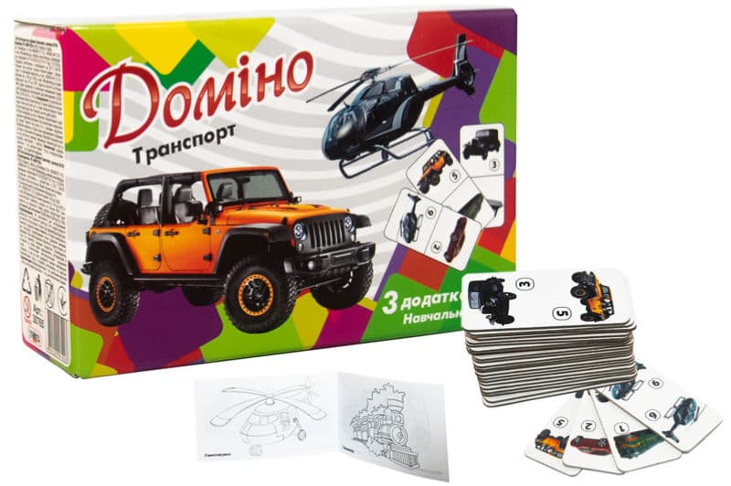 Доміно "Транспорт" 30765 STRATEG