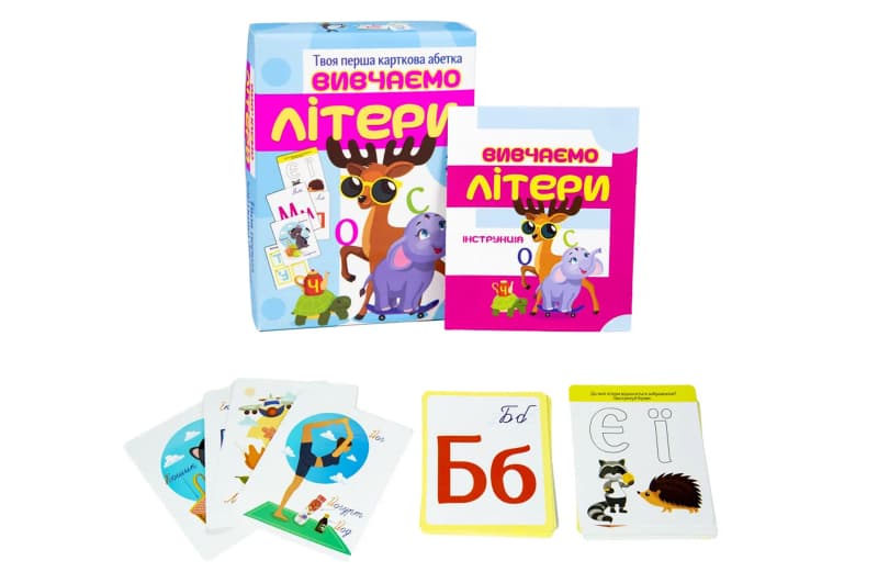Настільна гра "Вивчаємо літери" 32066 STRATEG
