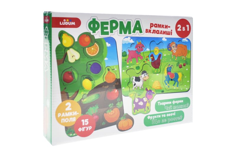 Гра настільна Ферма Рамки-вкладиші 2в1 ME5032-14