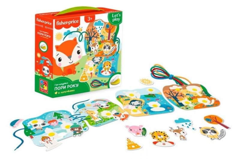Гра-шнурівка 'Fisher Price. Пори року' VT5303-25 (укр) VladiToys