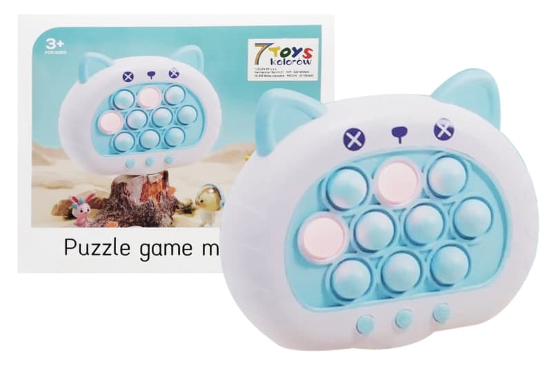 Логічна гра "Finger Press Pop-It Console" 2 кольори, в коробці 61510 р.14*6*12,5 см.