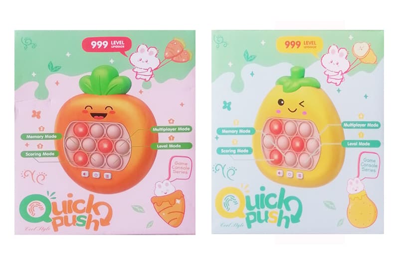 Логічна гра "Quick Push" 6747/6746/ 6748 "Овочі", в коробці 2 види в ас. р. 12.5*16*6 см