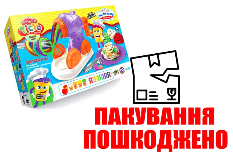 OUTLET Набір для ліплення з тістом TMD-16-01U Master Do: Паста-шеф в коробці DANKO