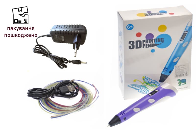 OUTLET Набір 3D-ручка в коробці, 9910 р.16,5*6*21,5см.