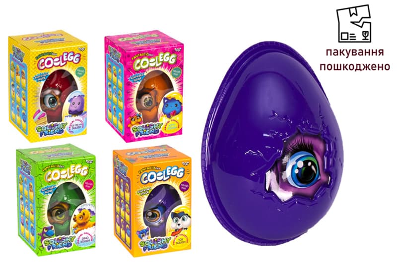 OUTLET Креативна творчість Cool Egg яйце мале CE-02-01,02,03,04,05 DANKO
