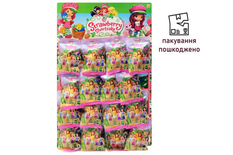 OUTLET Іграшка фігурки за мотивами мультфільму (планшет 16 шт.) 03574